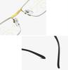 Ultralight Progressive Reading Glasses for Women Men Half-rim Rectangle +0.75 to +4 Multifocus Clear Vision