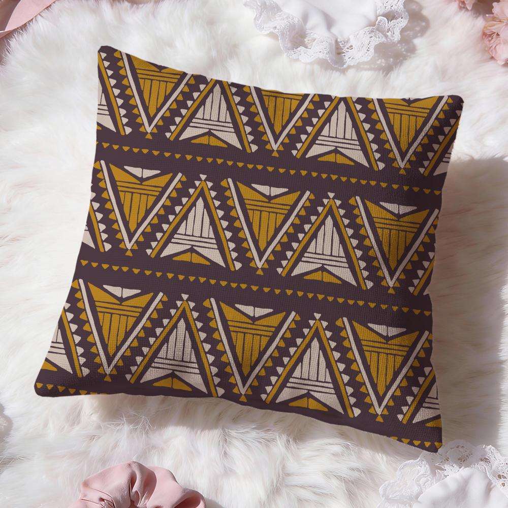 Bohemian pattern Cushion Cover Premium Comfort Reversible Pillow Cove -Two in One Design for Any Room & Car Interior