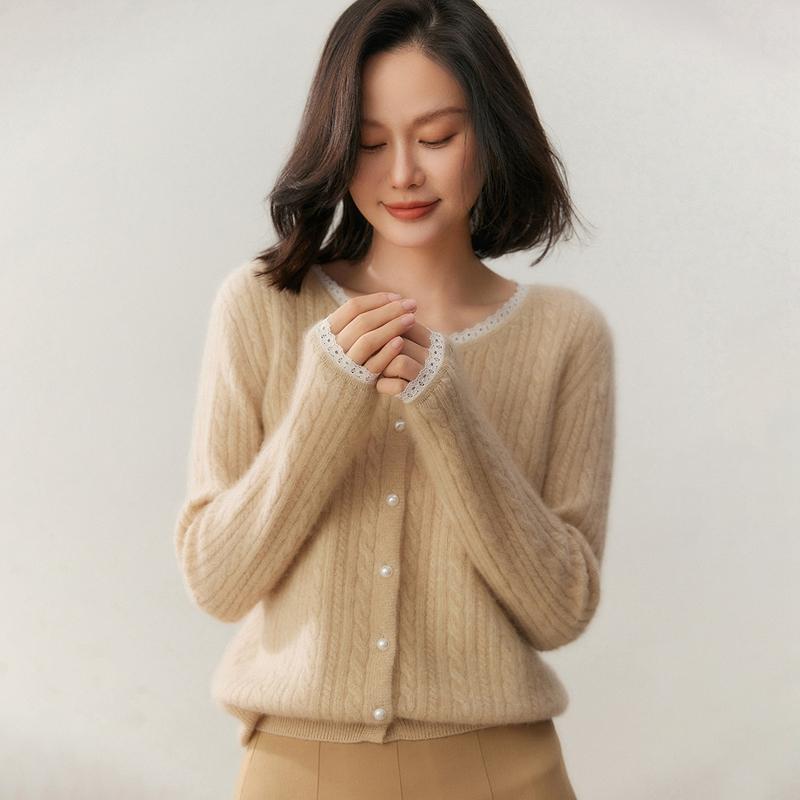 Qinghe 100% Pure Cashmere Women's Sweater - Ultra Soft Luxury Winter Pullover