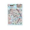 3D Stereo DIY Collage Landscape Stickers - Frosted PET Die-Cut for Journaling & Miniature Scenes