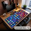 Custom Name Text Big Mouse Pad,Blox Fruits Soft Non Slip Extended Desk Mat For Home Office