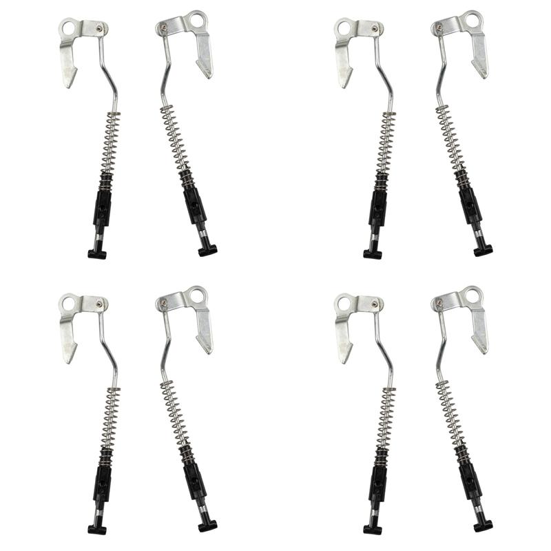 4 Pair Car Side Sliding Window Spring Kit Accessories For Toyota Hiace Commuter Grandia GL Super Grandia GL 2005- Black  Silver