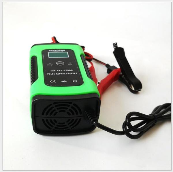 12V 6A nyeste profesjonelle bilbatterilader LCD-skjerm Intelligent bil Motorsykkel Jump Starter Nødlader