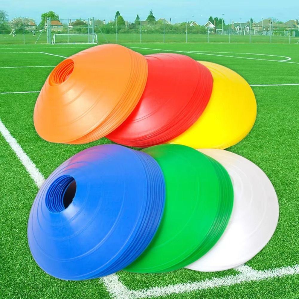 25/50Pcs Colorful Soccer Disc Cone Set Durable Soccer Cones Soccer Training Sign Dish Basketball
