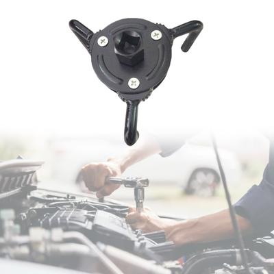 Universal Oil Filter Wrench Tool 69-130mm Car Repair Adjustable 3 Way Oil Filter Removal Tool for Car Truck