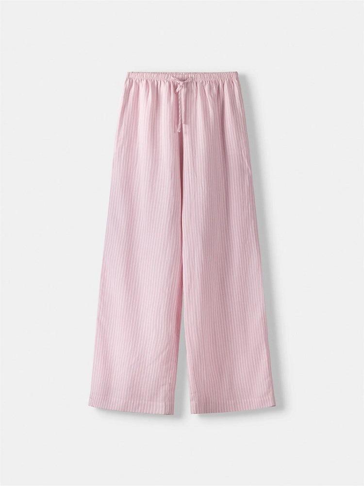 Women S Striped Straight Leg Casual Pants S