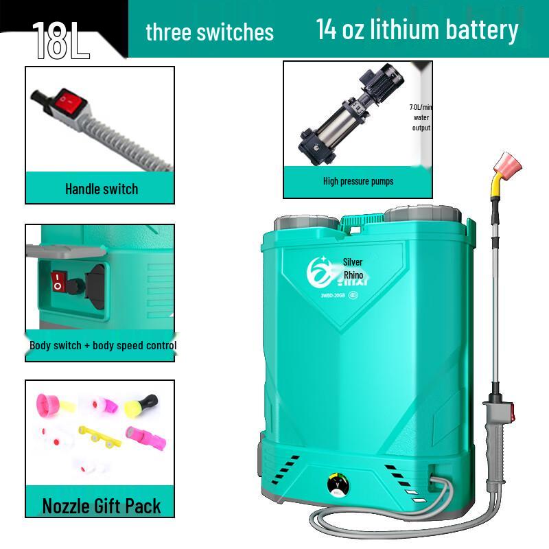 Yinxi 18L Agricultural Electric Backpack Sprayer