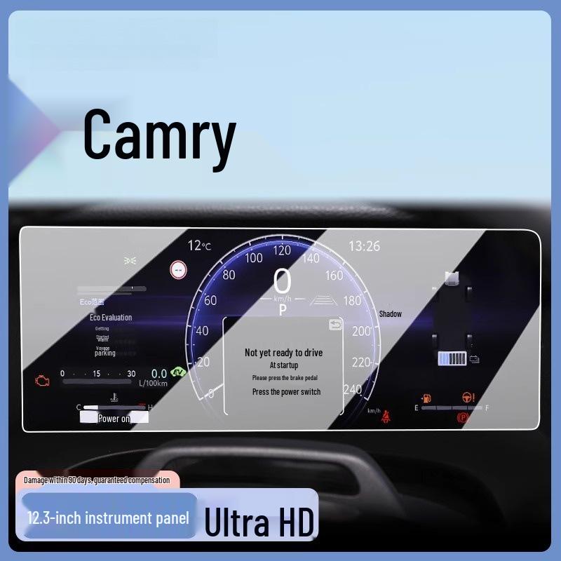 Displayschutz für 25 Toyota Camry Modelle der 9. Generation - Gehärtetes Glas Innendekoration