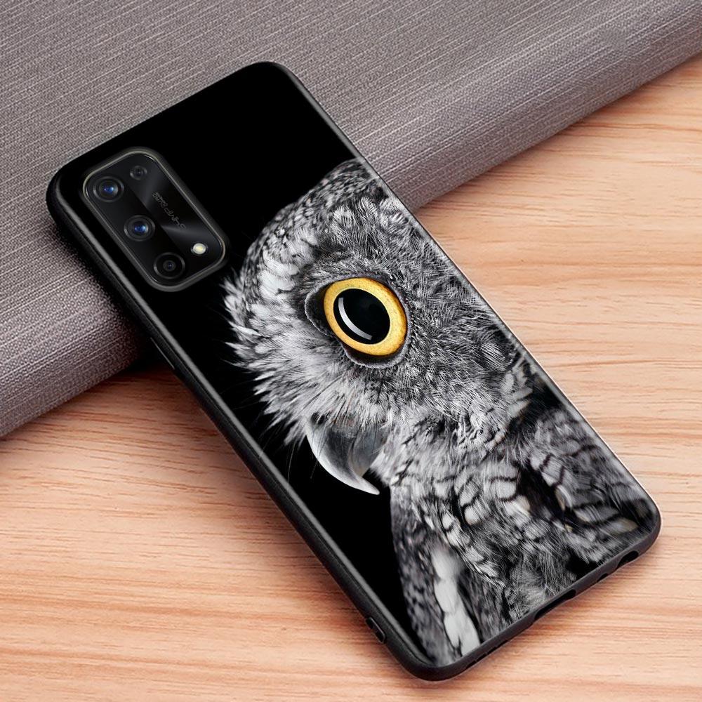Cute Baby Owl Animal For Realme 10 Case Cover Realme 6 7 8 9 10 11 Pro Plus 8i C20 C21 C21Y C33 C35 C53 C55 Soft Silicone Cases
