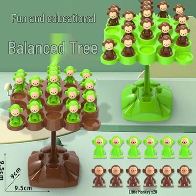 Sınır Ötesi Maymun Denge Ağacı Çocuk Jenga Masa Oyunu