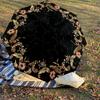 1PC Floral Pattern Umbrella-8-Rib Reinforced, Automatic Open, Lightweight & Durable, Cute Fashion Accessory for Outdoor, Beach, or Casual Use, Beach U