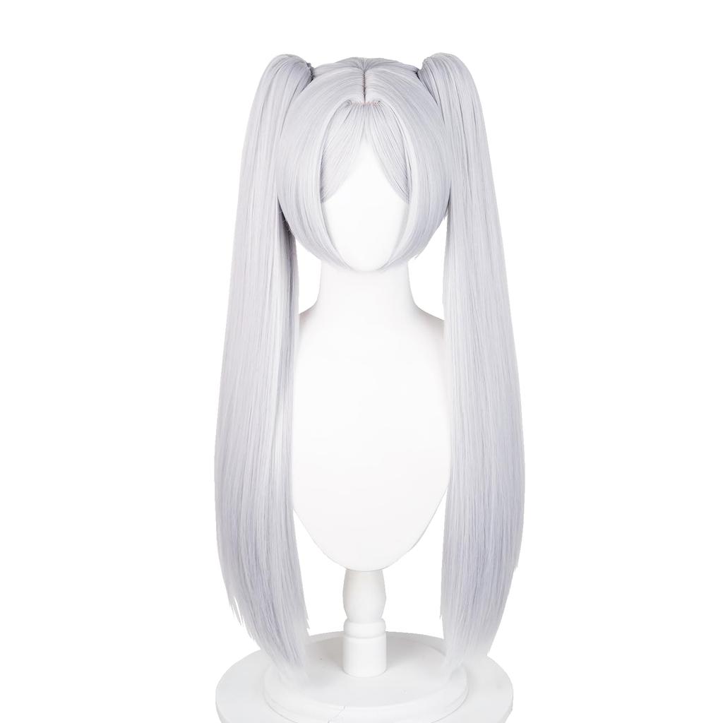 Pawpaw Freiren Wig, Fern Himmel Heiter, Cosplay Wig, High Temperature Resistant, School Festival Wig with Net (Freiren Wig)