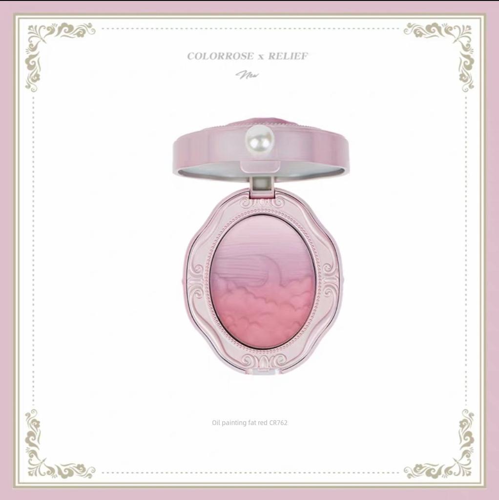 Colorrose Blush Relief Genuine Goods Nude Makeup Nature Student Party Cheap Blush 2025 New Arrival Gradient Highlight