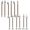 MOC Medieval Building Blocks Character Parts Model Toy Castle Knight Soldier Sword Bow Armor Shield Spear Piercing Parts Bricks