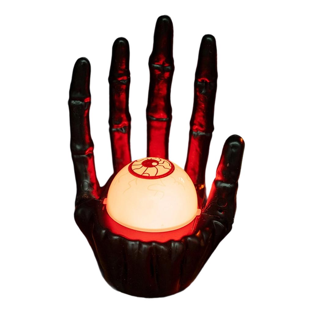 Durable Halloween Ghost Hand Light Decoration With LED Illumination Safe PVC Material For Home Party