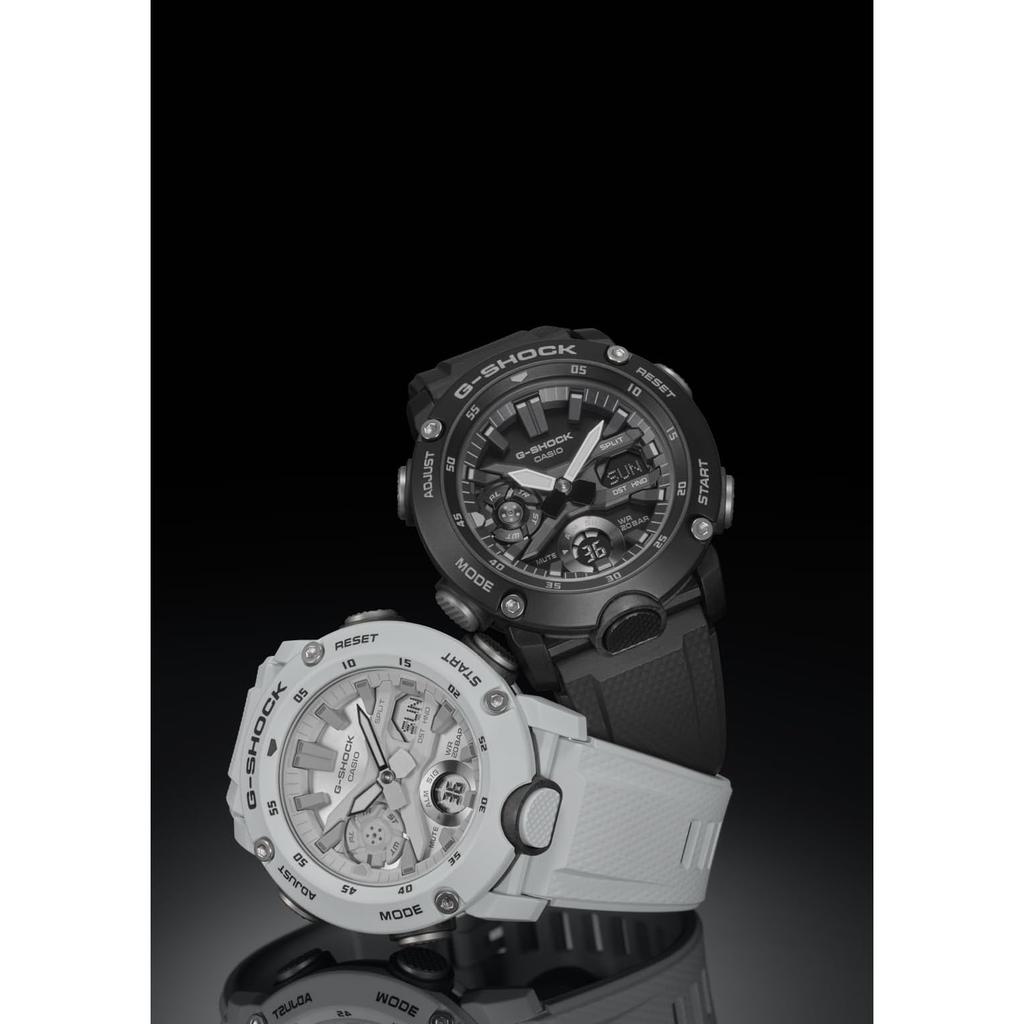 [CASIO] G-SHOCK GA-2000S-7AJF Men's Ana-Digi Watch, Carbon Core Guard, 20 BAR, White