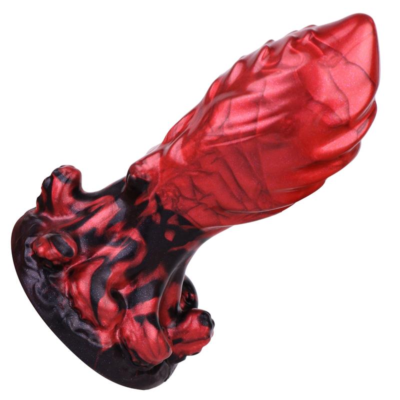 ELKKOST Fantasy Dragon Knot Dildo Silicone Realistic Dog Monster Dildos Anal Sex Toy with Sucker Alien Penis For G Spot Prostate