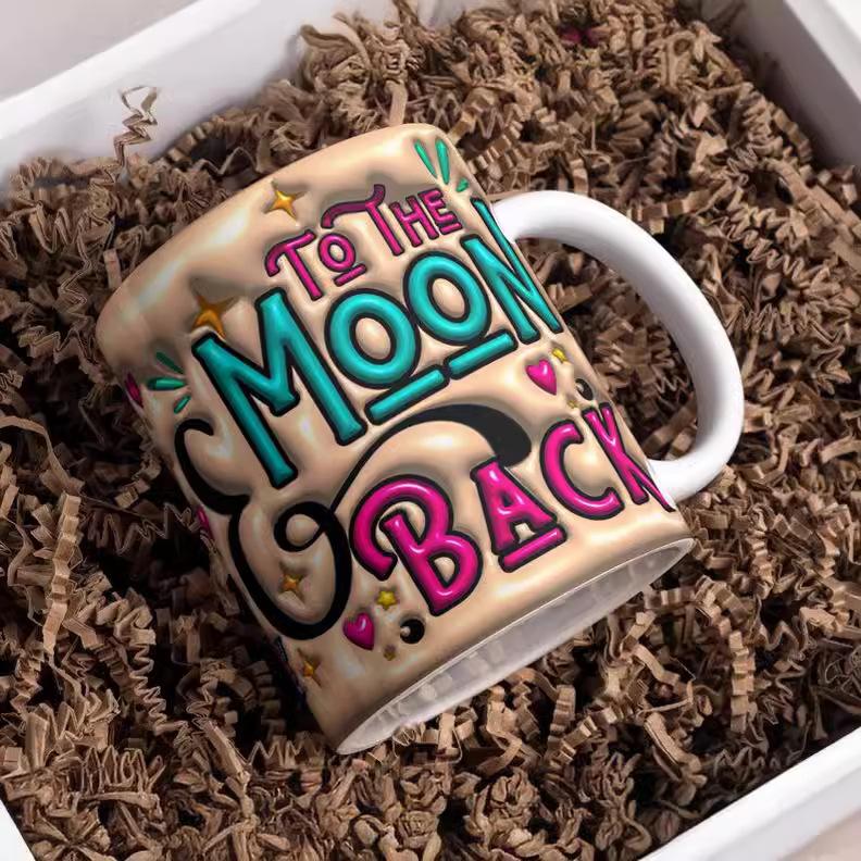 3D Mother'S Day Mom Ceramic Coffee Mug Mama Coffee Tea Cup Mimi Mother'S Day