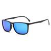 Square Sunglasses Men Thin Leg Anti Glare Minus Tea Lens Prescription Sunglasses Diopter 0 -0.5 -0.75 -1.0 To -6.0
