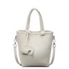 Niche casual vegetable basket bag women's new solid color bucket bag simple hand bag shoulder messenger bag