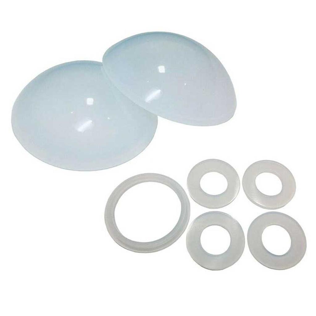 Gaskets Dome/mushroom Seals Check Valve Seals 7pcs Kit Semi-Transparent Silicone Rubber Repair Kit New Practical
