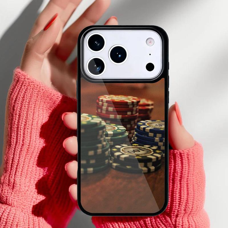 Dices Poker Casino Phone Case for iPhone 17 16 15 14 13 Pro Max Back Cover for 12 11 Pro Coque
