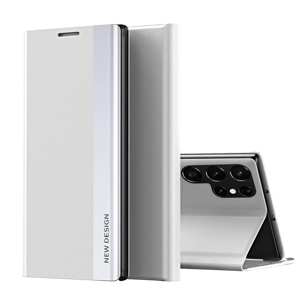 Premium Business SLE Magnetic Flip Kickstand Leather Case for Samsung Galaxy S26 Ultra S26 Pro S25 Edge S24 S23 FE S22 Plus Shockproof Bumper Cover