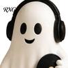 Black And White Aesthetic Room Decor Halloween Ghost Figurine, Resin Cartoon Desktop Ornaments, Cute Statue Handcrafted Figures for Office with