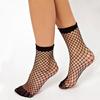 1 Pair Net Socks Hollow Non-slip Elastic Women Ankle Fishnet Socks for Dancing