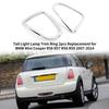 Pair of Rear Taillight Surround Trims for 2014-2019 BMW MINI (63217351431/63218495332).