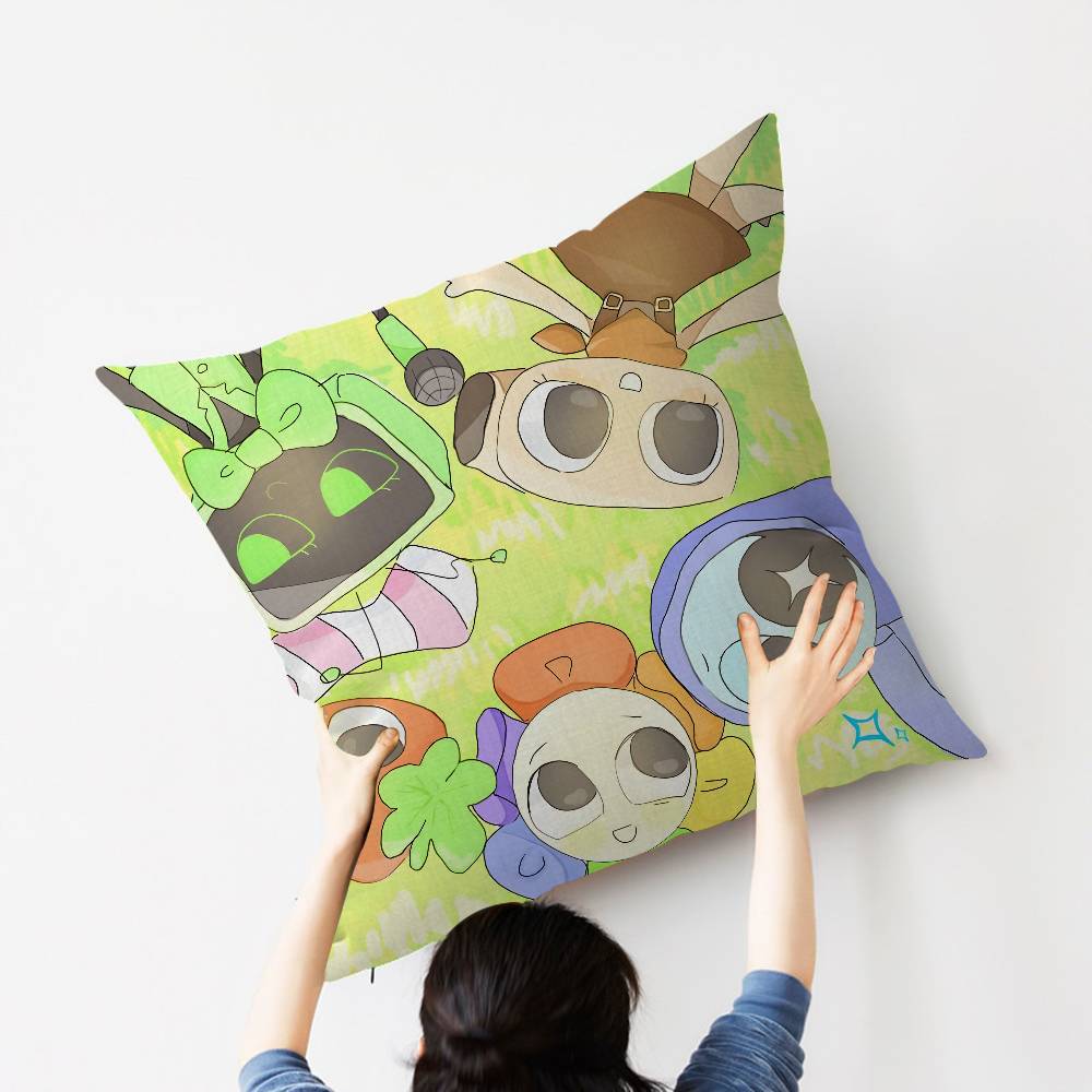D-Dandys WorldS Cartoon Pillow Gifts Home Office Furnishings Bedroom Sofa Car Cushion Cover case 45x45cm