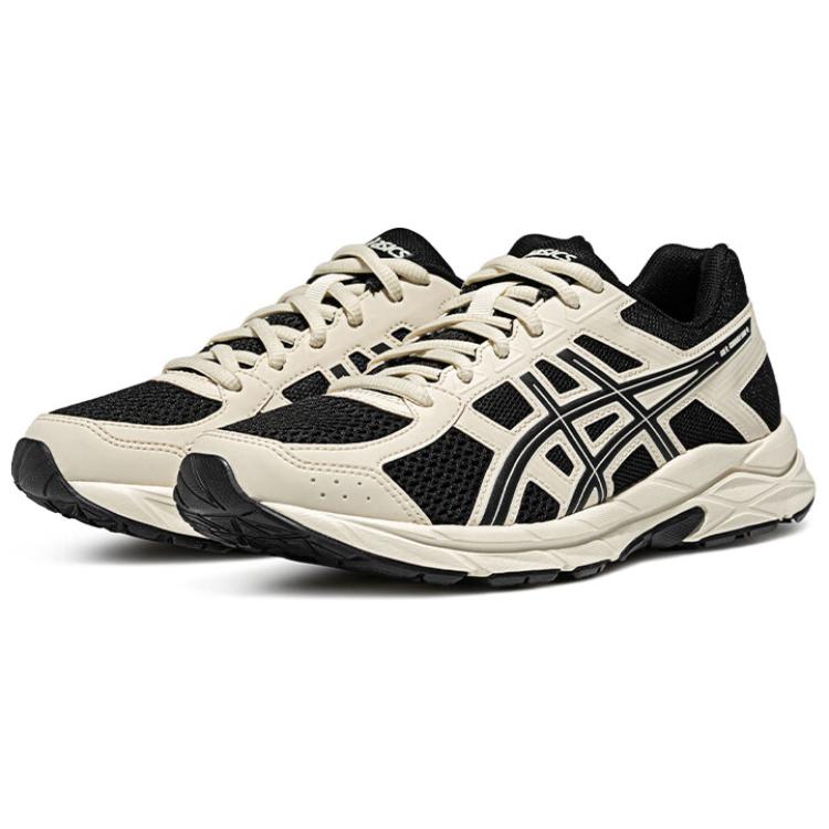 Asics Gel-Contend 4 Comfortable Low-Top Running Shoes Women Sneaker Black White T8D9Q-008