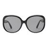 Gucci Glasses Sunglasses Sunglasses Grey Lenses Black Frame 61mm Round Butterfly Sunglasses Women's