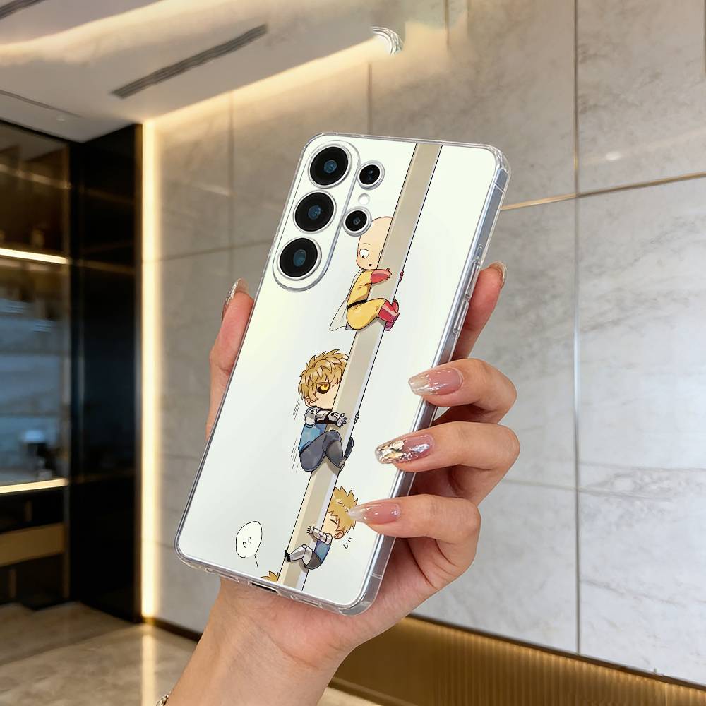 

O-P-M-One-Punch -Man Clear Soft Silicone Phone Case forSamsung S25, S24, S21, S22, S23, S30, Ultra, S20, Plus Samsung S20Ultra5G