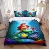 Underwater Mermaid Adventure Print 3Pcs Bedding Setduvet Cover With 2 Bedropillowcase Home Birthday Gift