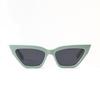 Brille 95135 Katzenaugen Klein Quadratisch Retro Schildkrötenpanzer Rahmen Sonnenbrille Herren, Bunte Sonnenbrille Damen