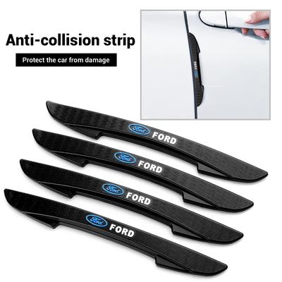 Car Door Edge Anti-collision Protection Strips Rearview Mirror Guards Stickers For Fiesta Focus 2 MK3 Mondeo MK4 Mustang
