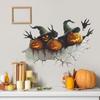 Halloween Wall-breaking Pumpkin Ghost Hand Bedroom Living Room Home Decoration Wall Stickers
