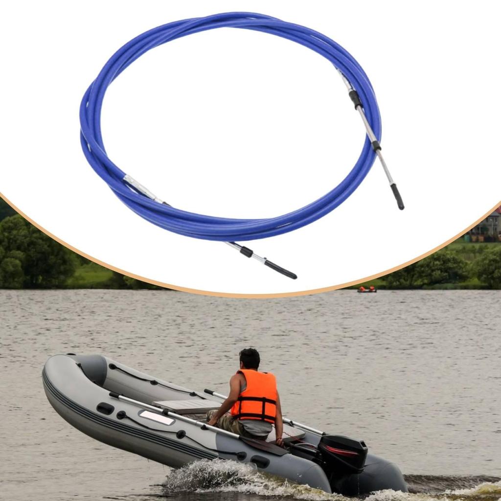 , Portable And Universal Throttle Control Cable for Outboard Motors, Boats Yachts.