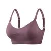 Wire-Free Plus Size Front Closure Nursing Bra for Pregnant Women - Adjustable, Seamless Design for Comfortable Feeding