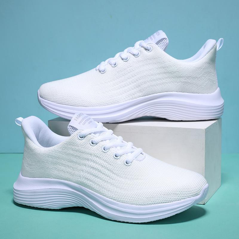 Women'S Shoes Spring And Autumn Ultra-Light Casual Shoes Non-Slip Running Shoes Soft-Soled Comfortable Sports Shoes Ins Trendy Single Shoes Women