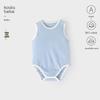 Koala Bibi Infant Cool Mesh Fruit Grid Sleeveless Romper