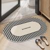 American Bathroom Sponge Thickened Moisture-wicking Slip-resistant Mat Bathroom Quick Drying Mat Toilet Toilet Soil-resistant Mat