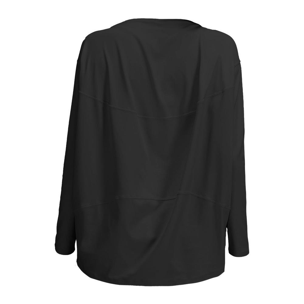 Women's Sun Protection Long Sleeve Yoga Top - Summer Fitness & Hiking Wear