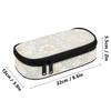 Pencil Bag Printed Strong Polyester Fabric Zip Around Closure with Main Compartment Mesh Pocket and Pen Slots for Boys Girls