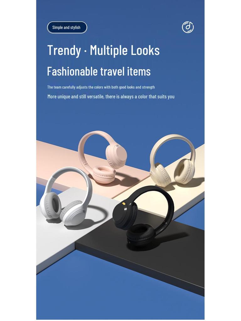 New Lenovo DR10 Wireless Over-Ear Headphones with Ultra-Long Battery Life and Stylish Design.