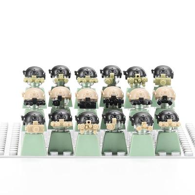 Ghost Special Forces Human Police Model Night Vision Instrument Minifigures Doll Assembling Blocks Bricks Model Building Kits Toy
