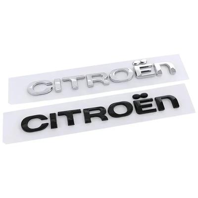ABS Car Rear Trunk Badge Decal for C4 C3 C5 C1 DS3 DS5 DS4 Jumper Berlingo Nemo Sticker Auto Modification Accessories
