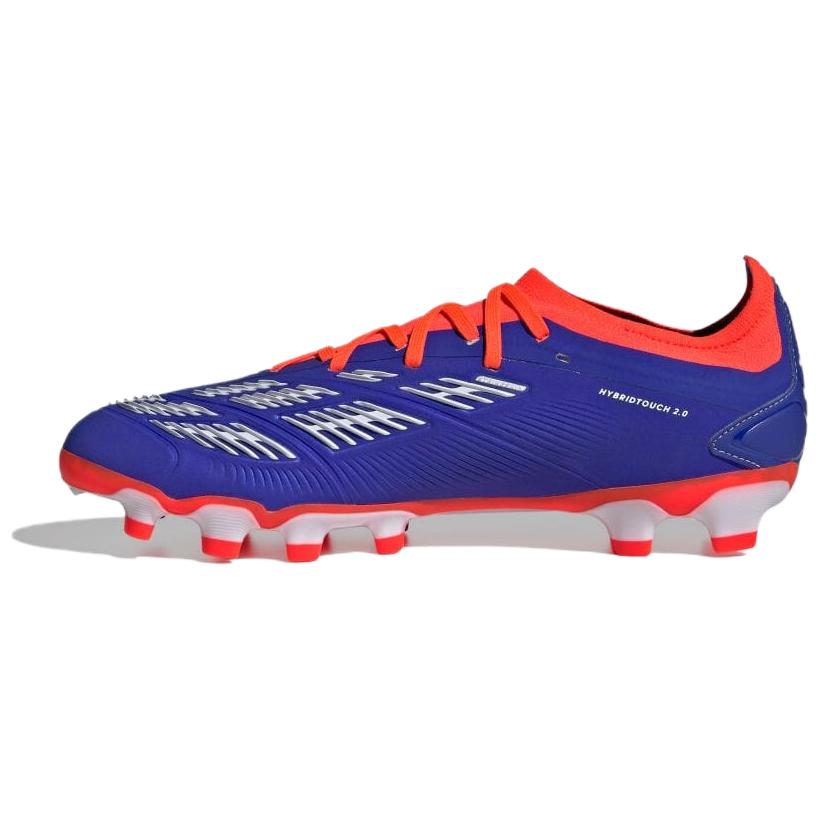 New Adidas PREDATOR PRO Soccer Shoes Men Mid Top Blue/White/Orange IF6371