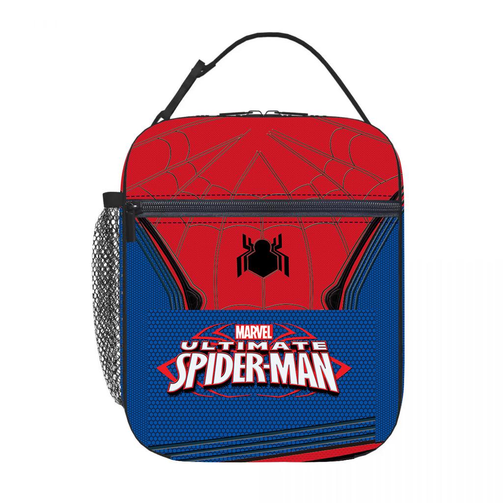 New Spider-Man Portable Lunch Bag Thickened Oxford Cloth Ice Bag Lunch Box Meal Bag